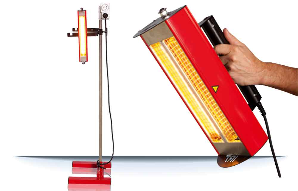 curing IRT by Hedson PrepCure 1 and 2 Infrared light IR