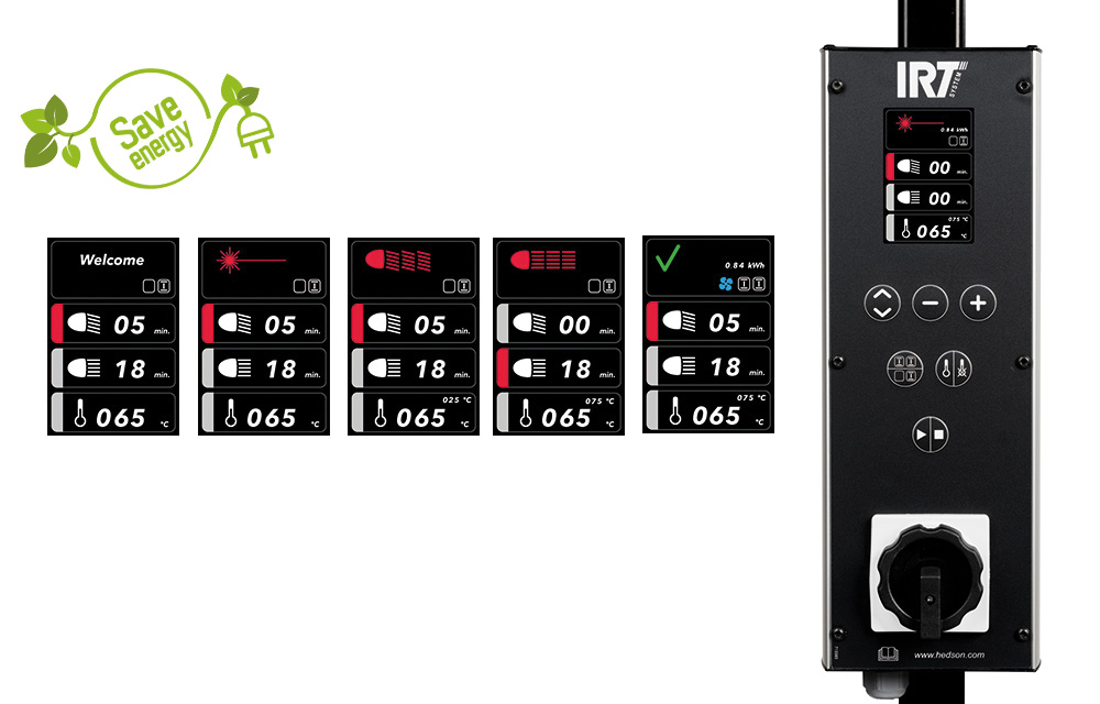 Save energy with IRT infared dryers