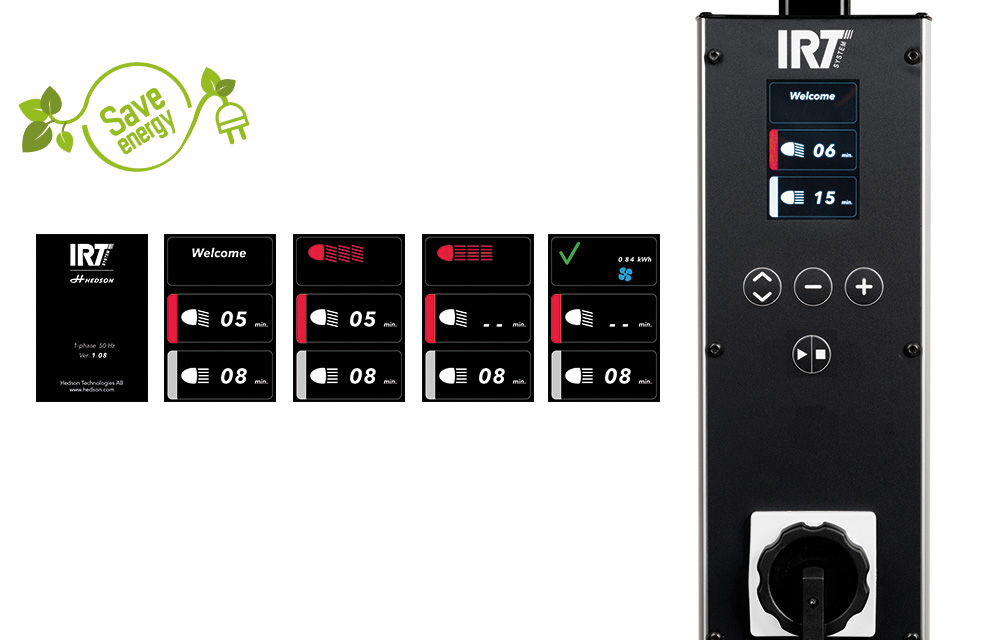 Save energy with IRT infrared