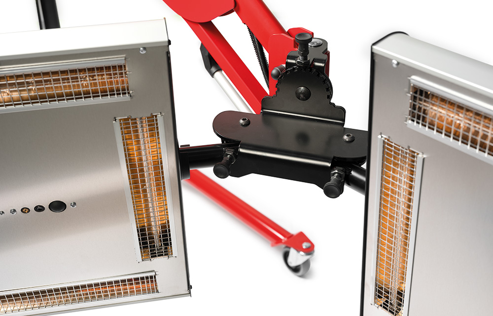 Closeup of integrated cables and smooth cassette mount on IRT TCR 4-2