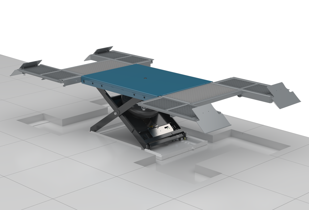Herkules AirgoMatic Retrofit 2810 inground with CE stop