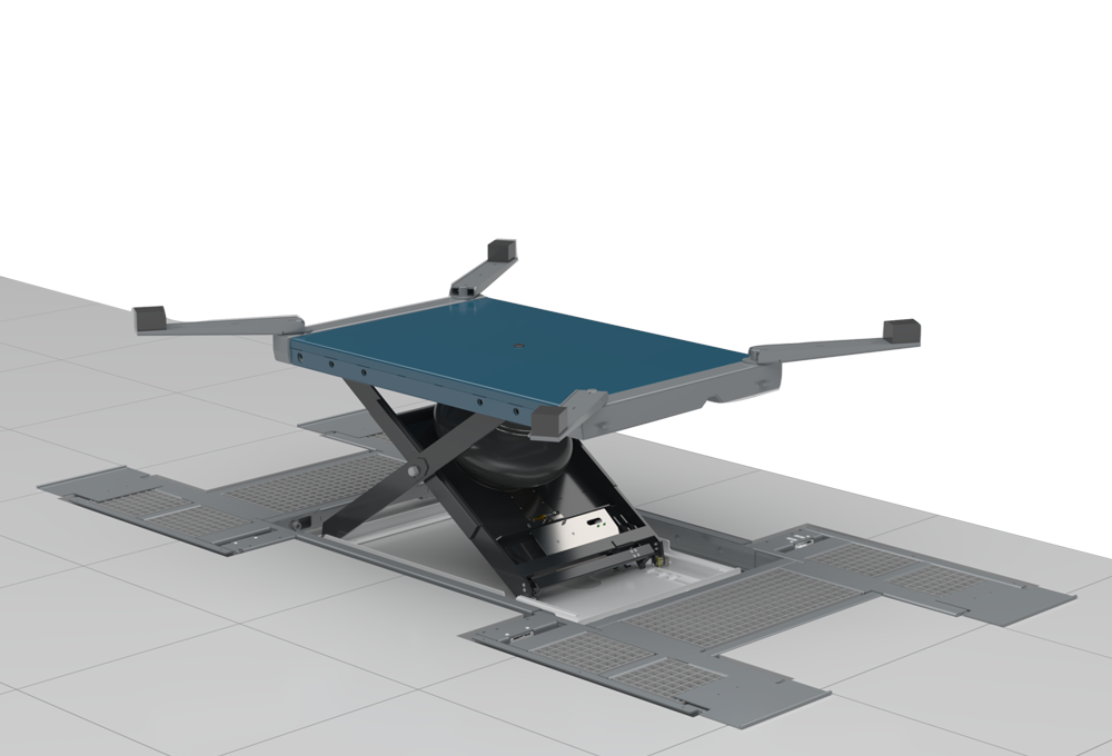 Herkules AirgoMatic Retrofit 2810 DUO inground with CE stop